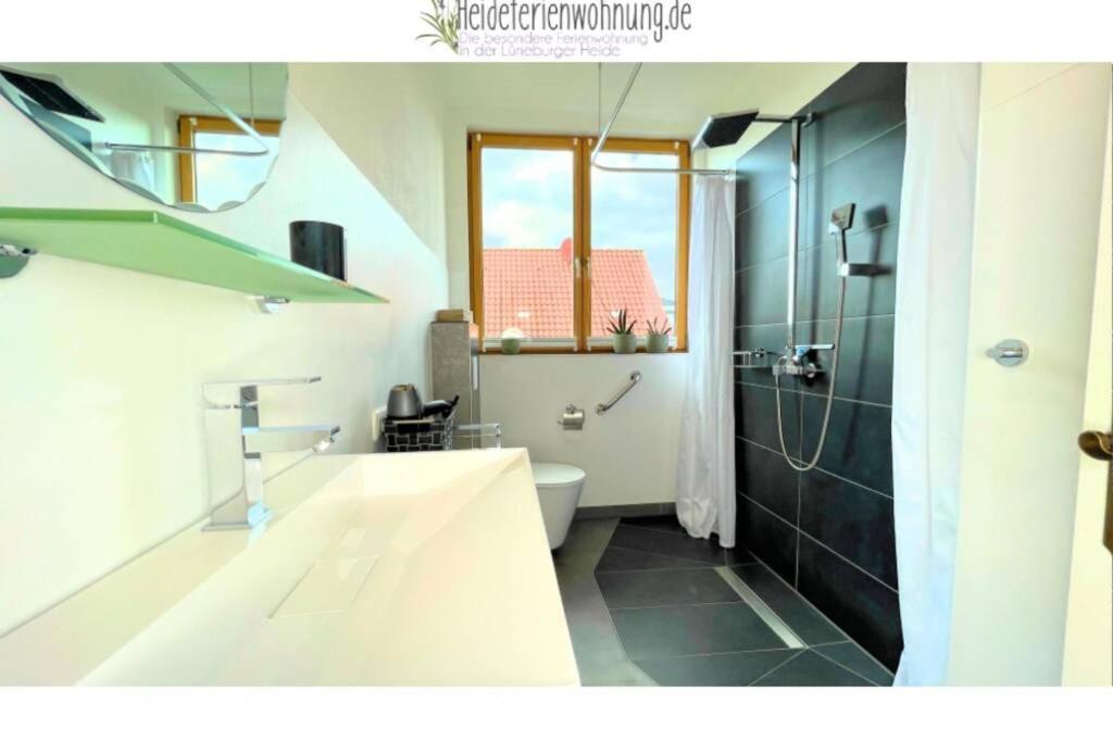 Heideferienwohnung - Die Neue Ferienwohnung Walsrode Luaran gambar