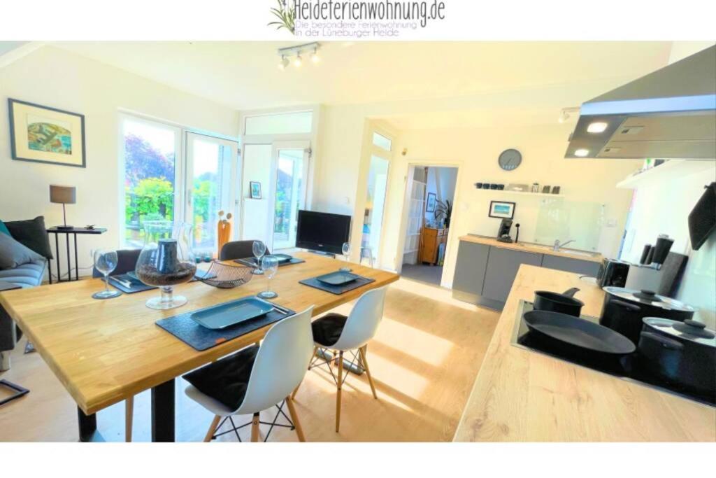 Heideferienwohnung - Die Neue Ferienwohnung Walsrode Luaran gambar