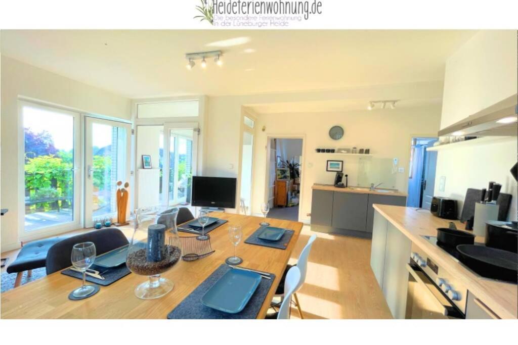Heideferienwohnung - Die Neue Ferienwohnung Walsrode Luaran gambar